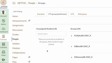 Exporting group lists in Canvas LMS