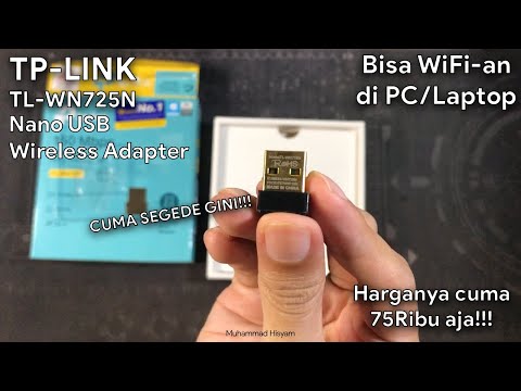 Bisa WiFi di PC tanpa LAN Pake USB Wireless Adapter TP-LINK TL-WN725N dan Cara Install | Indonesia