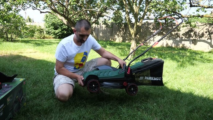 Parkside Electric Lawn mower PRM 1300 A1 - Lidl - unBoxing - YouTube