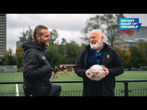 Sport gaat niet vanzelf | Nathan Rutjes coacht met GroenLinks-PvdA-lijsttrekker Frans Timmermans