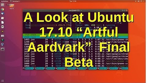A Look at Ubuntu 17.10 "Artful Aardvark" Final Beta