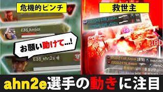 【翻訳あり】最強サポート！AimbotとYunDを守るahn2eの立ち回りが強すぎた…！【Apex】