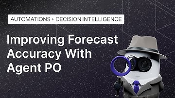 Improving Forecast Accuracy With Agent PO