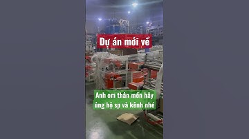 Dây chuyền sản xuất túi rác nhựa tái sinh #nhuavietnam #nhuatungly #kinhdoanhsansuat