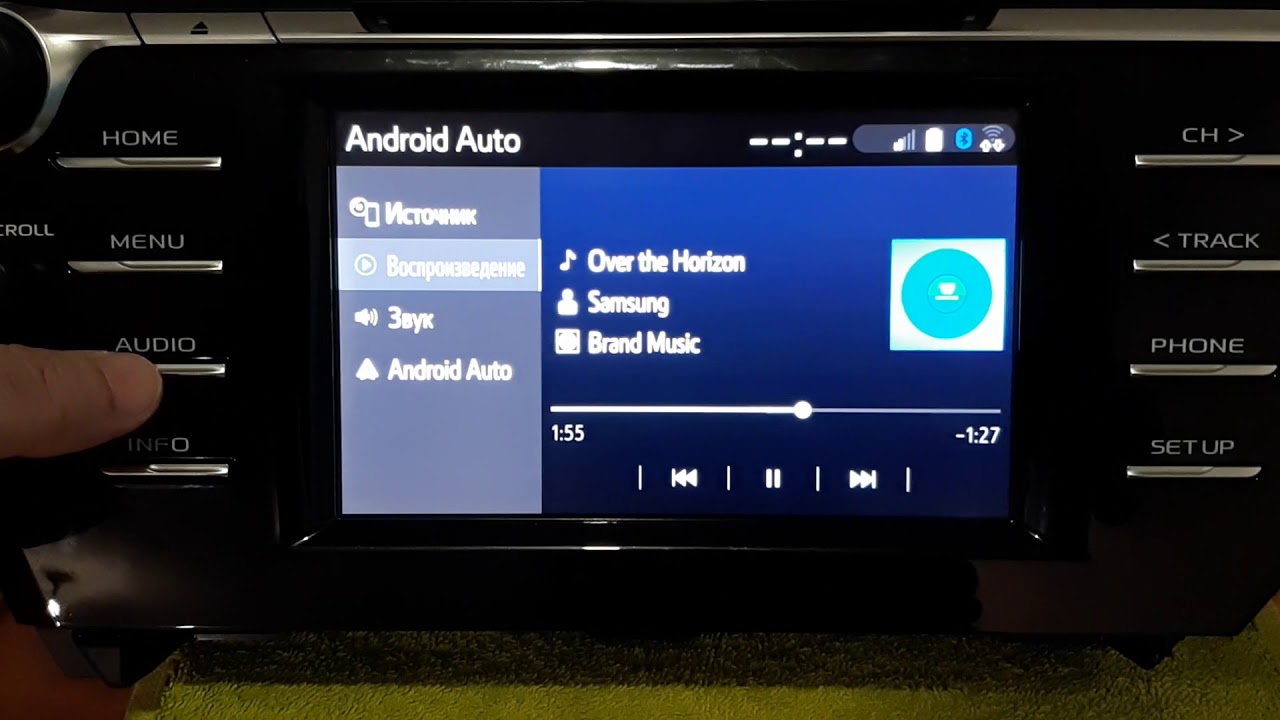 Carplay на камри 70