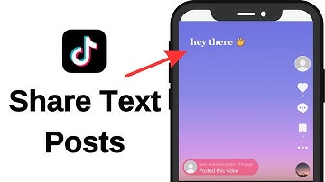 How to Share Text Posts on TikTok - New Feature
