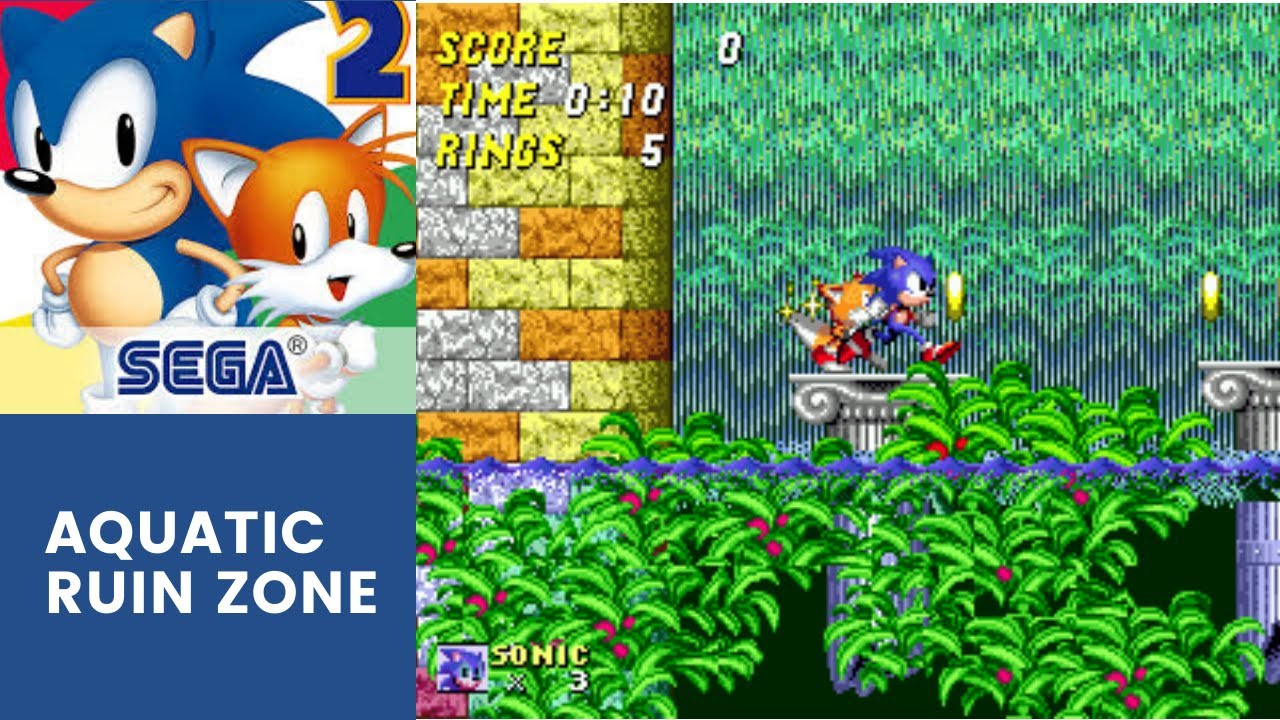 Sonic the Hedgehog 2 [ Aquatic Ruin Zone ] - YouTube
