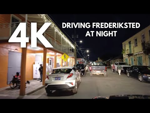 🇻🇮 4K Saint Croix | Frederiksted at Night | DJI Pocket 2 | US Virgin Islands