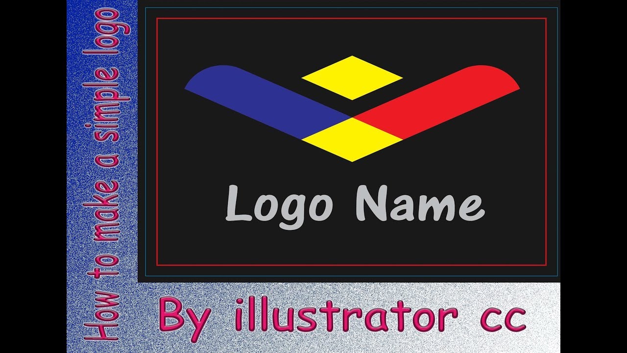 how to make a logo very quickly by illustrator - YouTube