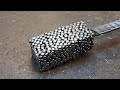 Damascus steel from Balls from the bearing.