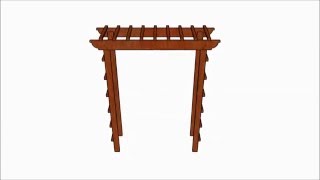 http://www.howtospecialist.com/outdoor/pergola/garden-arbor-plans-free/ ▻ SUBSCRIBE for a new DIY video almost every single 