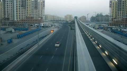 Dubai Palm Atlantis Monorail Train