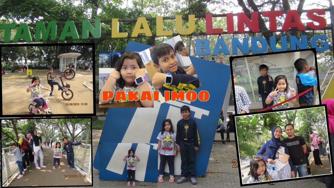 MAIN SEPEDA di TAMAN LALU LINTAS BANDUNG PAKAI JAM IMOO ...