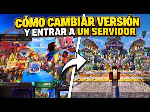How to change versions in MINECRAFT LAUNCHER and how to join a Server