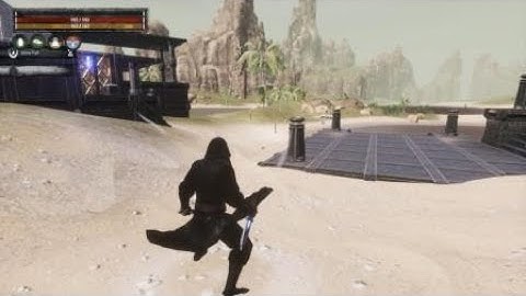 Conan Exiles: Slow Fall Spell + Arcane Staff To Daggers Transition