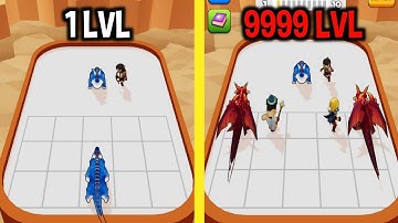MAX LEVEL in Merge Battle 3D: Dragon Fight Game Two Nurdeosdit