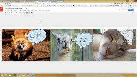 Inserting a Google Drawing Into Google Slides