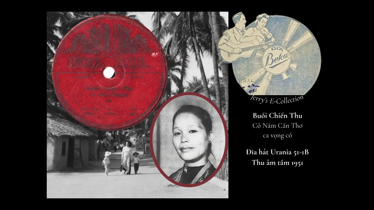 Buổi Chiến Thu | Cô Năm Cần Thơ ca vọng cổ | Đĩa Hát Urania 51-1B (1951) (Đĩa 2/?)