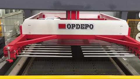 BESCUTTER Fiber Laser Cutter Loading and Unloading Demo 1