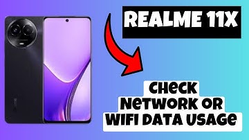 Realme 11x Check Network or Wifi data Usage || How to check wifi and network data usage