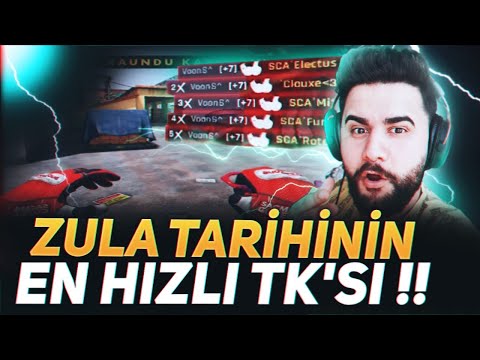 ZULA TARİHİNİN EN HIZLI TK'SI !! ZULA OYUN