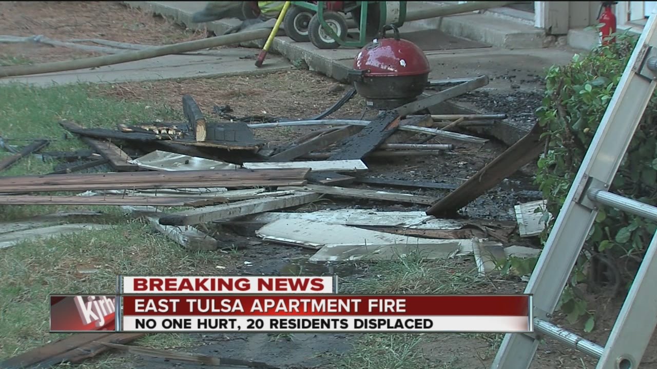 East Tulsa Apartment Fire - YouTube