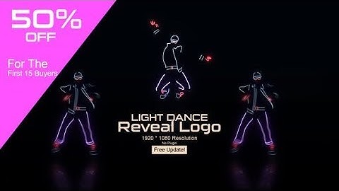Light Dance Reveal Logo (After Effects template)
