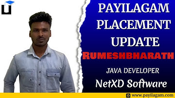 RumeshBharath (Netxd Software) - Payilagam Placement Update - Java Training in Chennai