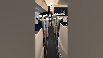 Boarding Lufthansa New Business Class on A350 Allegris Business Class #lufthansa #businessclass