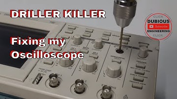 DuB-EnG: Tektronix 60MHz Oscilloscope Repair Refurbish Quick Check, Test and basic use review