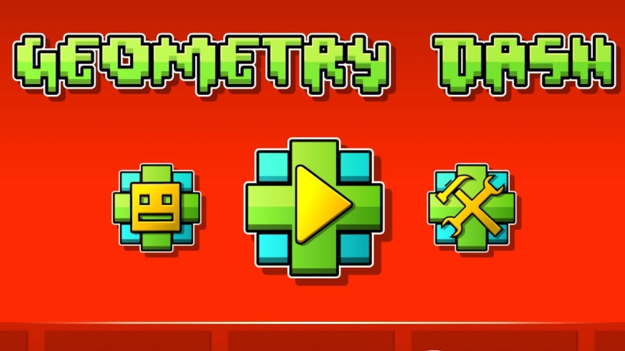Playing geometry dash levels in the recent tab. - YouTube