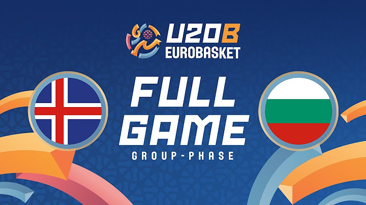 Group Phase | Iceland v Bulgaria | Full Basketball Game | FIBA U20 Women's EuroBasket 2024 Div. B
