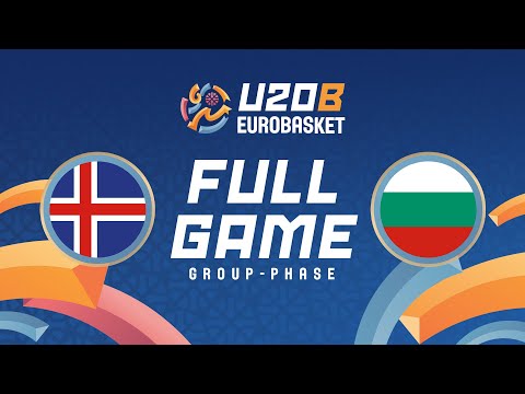 Group Phase | Iceland v Bulgaria | Full Basketball Game | FIBA U20 Women's EuroBasket 2024 Div. B