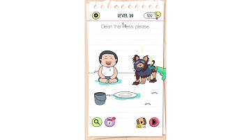 "Clean this mess please" Brain Test All-Star Level 39 Quick Guide