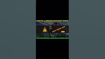 Free Fire Max Error Download Failed Retry | Error Download failed retry problem solve In 2025
