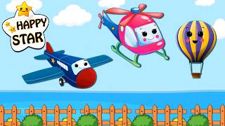 Flying Transport Adventures! Planes and Helicopter Sensory - Air Transport Vehicles for KIDS
