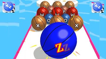 AZ Run - 2048 ABC Runner video games trailers walkthrough Android iOS New Update All Levels#short #1