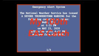 EAS Reenactment Mock: My 100th EAS Catch (SVR for Webb County, TX) - 05/25/2020