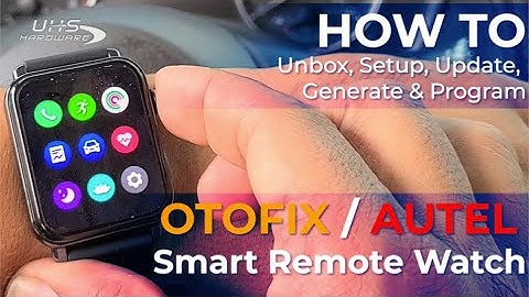 How To Setup Generate and Program Autel Smart Remote Watch w Autel KM100 Key Programmer