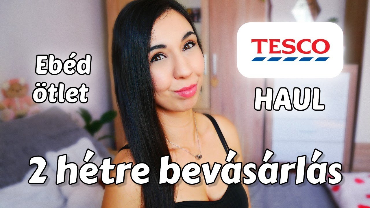 Szeptember eleji 2 hetes bevásárlás / TESCO HAUL / Menü ötlet 🛒