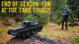 End of season-meet at the RC tank course!