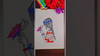 Drawing A Cute Girl youtubeshorts artpaintingsan tiktok video youtube shorts short