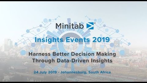 Minitab Event in Johannesburg with Leaders interested in better decision-making