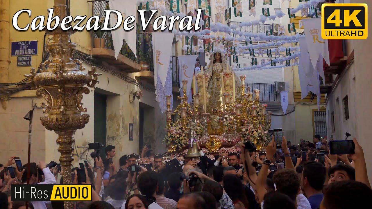 ROCIO EN PENTECOSTÉS C/ALONSO DE BENITEZ, HUERTO DEL CONDE Y VICTORIA MÁLAGA 2022