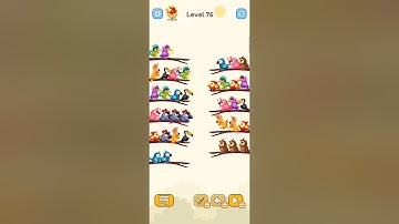 Bird Sort Colour GAMEPLAY LEVEL 76🔥Subscribe Channel@8-Bit games🔥