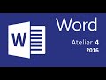 Certification microsoft :  Microsoft WORD ATELIER 4  ( le publipostage)