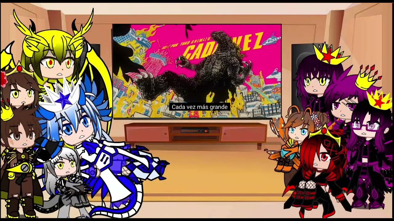 Kaijus react to rap No Topo Do Mundo + GODZILLA X KONG SUPERNOVA animation + edit