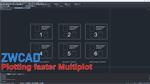 Ploting Multiple Cad Drawing Page with single command in ZWCAD