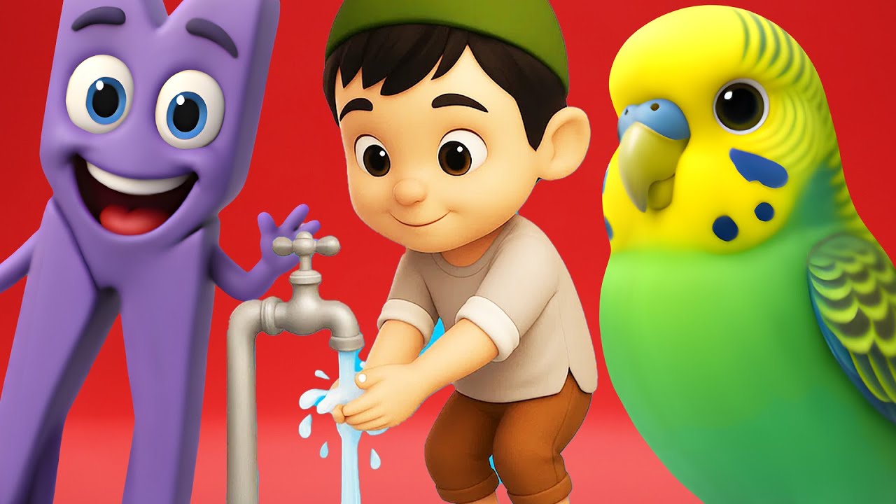 Abdest Zamanı Şimdi 💧 - Abdest Şarkısı - 🌙 En Sevilen İslami Çocuk Şarkıları