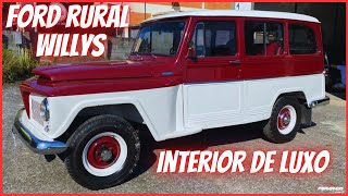 *À VENDA* FORD RURAL WILLYS 1974 MOTOR 6 CILINDROS *INTERIOR DE LUXO*